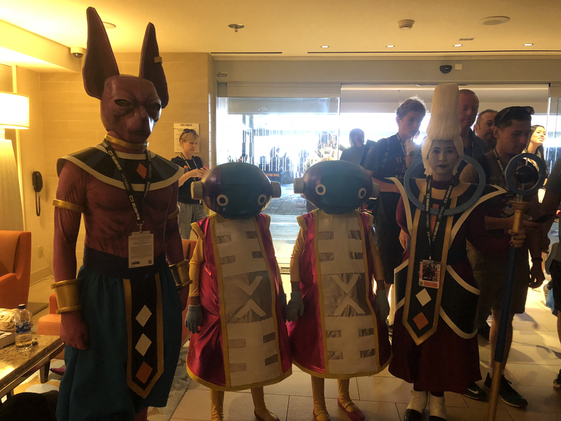Dragon Ball Super’s Beerus, Whis, and the Zen-Ohs wanted to start up another tournament in San Diego.